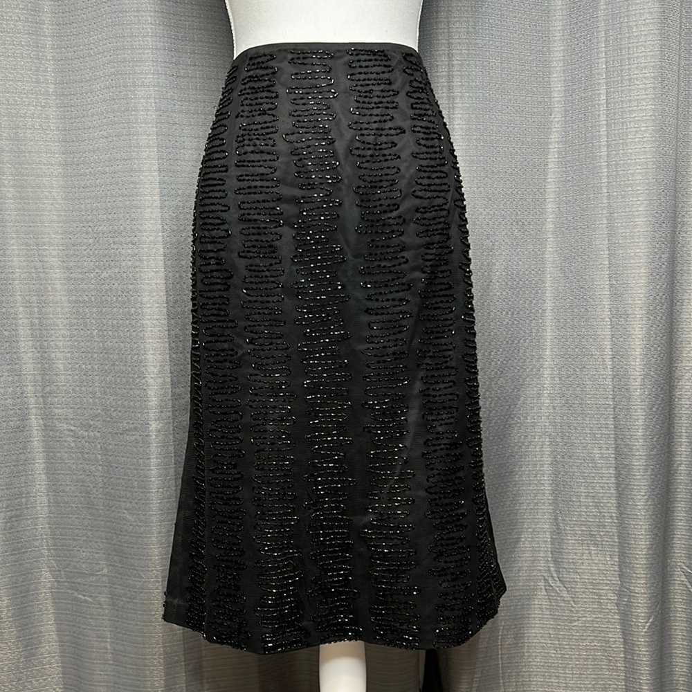 SUTTON STUDIO BLACK SEQUINED PENCIL SKIRT SIZE 14 New with tags